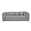 Paris Boucle Fabric Sofa in Rich Gray