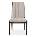 The appearance of Paris Chic Dining Side Chair In Espresso designed by Michael Amini in the transitional interior design. This espresso piece of furniture was selected by 1StopBedrooms from Paris Chic Collection to add a touch of cosiness and style into your home. Sku: NF9003003A-409. Material: Solid Wood.