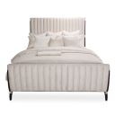 The appearance of Paris Chic Eastern King Sleigh Bed In Espresso designed by Michael Amini in the transitional interior design. This espresso piece of furniture was selected by 1StopBedrooms from Paris Chic Collection to add a touch of cosiness and style into your home. Sku: NF9003016-409;NF9003026-409;NF9003038-409;9000238-00. Bed Type: Sleigh Bed. Bed Size: King. Material: Solid Wood.