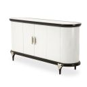 The appearance of Paris Chic Sideboard In Espresso designed by Michael Amini in the transitional interior design. This espresso piece of furniture was selected by 1StopBedrooms from Paris Chic Collection to add a touch of cosiness and style into your home. Sku: NF9003007-409. Material: Solid Wood.