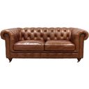 The appearance of Paris Club Top Grain Leather Tufted Chester Bay Loveseat In Brown designed by Pasargad Home in the traditional interior design. This brown piece of furniture was selected by 1StopBedrooms from Paris Club Collection to add a touch of cosiness and style into your home. Sku: LOVE-3009-2. Material: Leather.