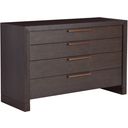 The appearance of Park City Bridgewater Single Dresser In Canyon designed by Barclay Butera in the transitional interior design. This canyon piece of furniture  was selected by 1StopBedrooms from Park City Collection to add a touch of cosiness and style into your home. Sku: 930-221. Material: Wood.