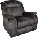 The appearance of Park City Glider Recliner with Power Footrest In Slate designed by New Classic in the modern / contemporary interior design. This slate piece of furniture  was selected by 1StopBedrooms from Park City Collection to add a touch of cosiness and style into your home. Sku: U456-13P1-SGY. Material: Fabric.