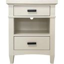 The appearance of Parker House Americana Modern Bedroom 2 Drawer Nightstand designed by Parker House in the modern / contemporary interior design. This cotton piece of furniture was selected by 1StopBedrooms from Americana Collection to add a touch of cosiness and style into your home. Sku: BAME#52232-COT. Material: Wood Veneer.