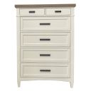 The appearance of Parker House Americana Modern Bedroom 6 Drawer Chest designed by Parker House in the modern / contemporary interior design. This cotton piece of furniture was selected by 1StopBedrooms from Americana Collection to add a touch of cosiness and style into your home. Sku: BAME#41405-COT. Material: Wood Veneer.