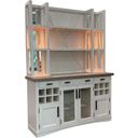 The appearance of Parker House Americana Modern Dining 2 Piece 66 Inch Buffet And Open Hutch With Quartz Insert designed by Parker House in the modern / contemporary interior design. This cotton piece of furniture was selected by 1StopBedrooms from Americana Collection to add a touch of cosiness and style into your home. Sku: DAME#66B-COT;DAME#64H-COT. Material: Wood Veneer.