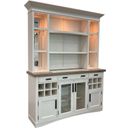 The appearance of Parker House Americana Modern Dining 2 Piece 69 Inch Buffet And Display Hutch With Quartz Insert designed by Parker House in the modern / contemporary interior design. This cotton piece of furniture was selected by 1StopBedrooms from Americana Collection to add a touch of cosiness and style into your home. Sku: DAME#66B-COT;DAME#69H-COT. Material: Wood Veneer.