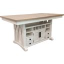 The appearance of Parker House Americana Modern Dining 72 Inch Island Extends To 90 Inch With 18 Inch Butterfly Leaf Counter-Height Table designed by Parker House in the modern / contemporary interior design. This cotton piece of furniture  was selected by 1StopBedrooms from Americana Collection to add a touch of cosiness and style into your home. Sku: DAME#72B-COT;DAME#72T-COT. Material: Wood Veneer.