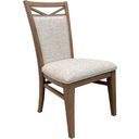 The appearance of Parker House Americana Modern Dining Upholstered Chair Set Of 2 designed by Parker House in the modern / contemporary interior design. This cotton piece of furniture was selected by 1StopBedrooms from Americana Collection to add a touch of cosiness and style into your home. Sku: DAME#2218. Material: Wood Veneer.
