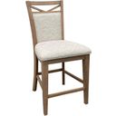 The appearance of Parker House Americana Modern Dining Upholstered Counter Chair Set Of 2 designed by Parker House in the modern / contemporary interior design. This cotton piece of furniture  was selected by 1StopBedrooms from Americana Collection to add a touch of cosiness and style into your home. Sku: DAME#2226. Material: Wood Veneer.