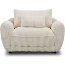 The appearance of Parker Living Utopia Mega Ivory Chair And A Half With Lumbar Pillow designed by Parker House in the modern / contemporary interior design. This ivory piece of furniture  was selected by 1StopBedrooms from Utopia Collection to add a touch of cosiness and style into your home. Sku: SUTP#912-MGIV. Material: Polyester.