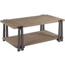 The appearance of Pasadena-Hamilton Rectangular Coffee Table designed by Hammary in the modern / contemporary interior design. This medium stain piece of furniture  was selected by 1StopBedrooms from Hamilton Collection to add a touch of cosiness and style into your home. Sku: 029-910. Material: Wood.
