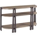 The appearance of Pasadena-Hamilton Sofa Table designed by Hammary in the modern / contemporary interior design. This light stain piece of furniture  was selected by 1StopBedrooms from Hamilton Collection to add a touch of cosiness and style into your home. Sku: 029-925. Material: Wood.