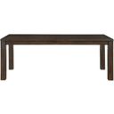 The appearance of Paulson Dining Table In Brown and Walnut designed by Homelegance in the modern / contemporary interior design. This brown and walnut piece of furniture was selected by 1StopBedrooms from Paulson Collection to add a touch of cosiness and style into your home. Sku: 5976-79. Material: Wood. Table Top Shape: Rectangular. Size: 36" x 79".