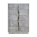 Pavira 5-Drawer Chest In Stone