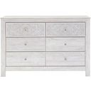 The appearance of Paxberry Whitewash Dresser designed by Signature Design by Ashley in the traditional interior design. This white wash piece of furniture was selected by 1StopBedrooms from Paxberry Collection to add a touch of cosiness and style into your home. Sku: B181-31. Material: Wood.