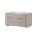 Pearl Nightstand In Taupe