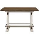 The appearance of Pendleton Gathering Table designed by Steve Silver in the transitional interior design. This ivory piece of furniture was selected by 1StopBedrooms from Pendleton Collection to add a touch of cosiness and style into your home. Sku: TN600GT. Material: MDF.