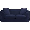The appearance of Penelope Chenille Fabric Loveseat In Navy designed by Meridian in the modern / contemporary interior design. This navy piece of furniture was selected by 1StopBedrooms from Penelope Collection to add a touch of cosiness and style into your home. Sku: 44073Navy-L. Material: Chenille.