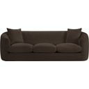 The appearance of Penelope Chenille Fabric Sofa In Brown designed by Meridian in the modern / contemporary interior design. This brown piece of furniture  was selected by 1StopBedrooms from Penelope Collection to add a touch of cosiness and style into your home. Sku: 44073Brown-S. Material: Chenille.