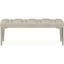 The appearance of Penthouse Bed Bench In Ash Gray designed by Michael Amini in the modern / contemporary interior design. This ash gray piece of furniture was selected by 1StopBedrooms from Penthouse Collection to add a touch of cosiness and style into your home. Sku: NF9033904-000. Material: Poplar.