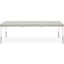 The appearance of Penthouse Rectangular Dining Table In Ash Gray designed by Michael Amini in the modern / contemporary interior design. This ash gray piece of furniture was selected by 1StopBedrooms from Penthouse Collection to add a touch of cosiness and style into your home. Sku: NF9033000-130. Table Top Shape: Rectangular. Size: 46" x 125". Material: Beech.