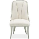 The appearance of Penthouse Side Chair Set of 2 In Ash Gray designed by Michael Amini in the modern / contemporary interior design. This ash gray piece of furniture was selected by 1StopBedrooms from Penthouse Collection to add a touch of cosiness and style into your home. Sku: NF9033003-130. Material: Rubberwood.