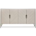 The appearance of Penthouse Sideboard In Ash Gray designed by Michael Amini in the modern / contemporary interior design. This ash gray piece of furniture was selected by 1StopBedrooms from Penthouse Collection to add a touch of cosiness and style into your home. Sku: NF9033007SA-130. Material: Poplar.
