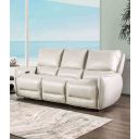 The appearance of Phineas Power Sofa In Beige designed by Furniture of America in the transitional interior design. This beige piece of furniture  was selected by 1StopBedrooms from Phineas Collection to add a touch of cosiness and style into your home. Sku: CM9921ST-SF-PM. Material: Leather Match.