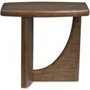 Phoebe Rectangular End Table In Sienna Brown