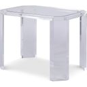 The appearance of Phoenix Chairside Table - Glass Top designed by Century Furniture in the modern / contemporary interior design. This glass piece of furniture was selected by 1StopBedrooms from Thomas O'Brien Collection to add a touch of cosiness and style into your home. Sku: AEA-661-1. Material: Tempered Glass.