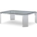 The appearance of Phoenix 32 x 47 Inch Coffee Table - Glass Top designed by Century Furniture in the modern / contemporary interior design. This glass piece of furniture was selected by 1StopBedrooms from Thomas O'Brien Collection to add a touch of cosiness and style into your home. Sku: AEA-604-1. Material: Tempered Glass.