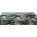 Piazza Marble Finish Concrete Coffee Table In Green