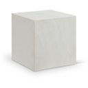 The appearance of Piazza Marble Finish Concrete End Table In White designed by Meridian in the modern / contemporary interior design. This white piece of furniture  was selected by 1StopBedrooms from Piazza Collection to add a touch of cosiness and style into your home. Sku: 99029White-ET. Material: Concrete.