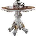 The appearance of Picardy Counter Height Table (Antique Pearl) designed by ACME in the transitional interior design. This antique pearl piece of furniture was selected by 1StopBedrooms from Picardy Collection to add a touch of cosiness and style into your home. Sku: 78210T;78211ST. Table Top Shape: Round. Material: Wood. Size: 48".