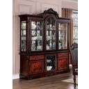 The appearance of Picardy Hutch and Buffet In Brown Cherry designed by Furniture of America in the traditional interior design. This brown cherry piece of furniture was selected by 1StopBedrooms from Picardy Collection to add a touch of cosiness and style into your home. Sku: CM3147H;CM3147B. Material: Wood.