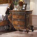 The appearance of Picardy Nightstand (Cherry Oak) designed by ACME in the transitional interior design. This cherry oak piece of furniture  was selected by 1StopBedrooms from Picardy Collection to add a touch of cosiness and style into your home. Sku: 27843. Material: Wood.