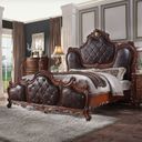 The appearance of Picardy Panel Bed (Cherry Oak) (Queen) designed by ACME in the transitional interior design. This cherry oak piece of furniture  was selected by 1StopBedrooms from Picardy Collection to add a touch of cosiness and style into your home. Sku: 28240Q-HB;28241Q-FB;28242Q-R. Bed Type: Panel Bed. Material: Wood. Bed Size: Queen.