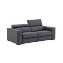The appearance of Picasso Loveseat In Blue Grey designed by J&M in the modern / contemporary interior design. This blue grey piece of furniture was selected by 1StopBedrooms from Picasso Collection to add a touch of cosiness and style into your home. Sku: 19333-L. Material: Top Grain Leather.