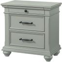 The appearance of Picket House Furnishings Brooks 3 Drawer Nightstand with USB Ports in Grey designed by Picket House in the traditional interior design. This grey piece of furniture  was selected by 1StopBedrooms from Brooks Collection to add a touch of cosiness and style into your home. Sku: SR300NS. Material: MDF.