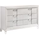 The appearance of Picket House Furnishings Charlotte 6 Drawer Dresser in White designed by Picket House in the transitional interior design. This white piece of furniture  was selected by 1StopBedrooms from Charlotte Collection to add a touch of cosiness and style into your home. Sku: TN700DR. Material: Rubberwood.