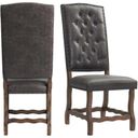 Picket House Furnishings Hayward Tufted Tall Back Side Chair Set 2