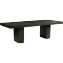 The appearance of Picket House Furnishings Holden Rectangular Standard Height Dining Table In Black designed by Picket House in the transitional interior design. This black piece of furniture was selected by 1StopBedrooms from Holden Collection to add a touch of cosiness and style into your home. Sku: DDV100DTT;DDV100DTB. Material: Wood. Table Top Shape: Rectangular. Size: 79".