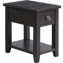 The appearance of Picket House Furnishings Kahlil 1-Drawer Chairside Table With Usb designed by Picket House in the modern / contemporary interior design. This espresso piece of furniture  was selected by 1StopBedrooms from Kahlil Collection to add a touch of cosiness and style into your home. Sku: TKN100CTP. Material: Wood.