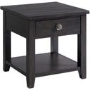 The appearance of Picket House Furnishings Kahlil 1-Drawer End Table designed by Picket House in the modern / contemporary interior design. This espresso piece of furniture  was selected by 1StopBedrooms from Kahlil Collection to add a touch of cosiness and style into your home. Sku: TKN100ET. Material: Wood.