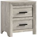 The appearance of Picket House Furnishings Keely 2-Drawer Nightstand In White designed by Picket House in the modern / contemporary interior design. This white piece of furniture was selected by 1StopBedrooms from Keely Collection to add a touch of cosiness and style into your home. Sku: EL700NS. Material: Paper.