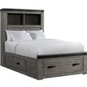 The appearance of Picket House Furnishings Montauk Youth Twin Platform Storage Bed designed by Picket House in the transitional interior design. This grey piece of furniture was selected by 1StopBedrooms from Montauk Youth Collection to add a touch of cosiness and style into your home. Sku: WE650TH;WE650TF;WE650TFR. Bed Type: Storage Bed. Bed Size: Twin. Material: Pine.