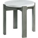 Picket House Furnishings Rysa Round End Table in Grey
