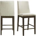 The appearance of Picket House Furnishings Simms Counter Height Side Chair Set 2 In Walnut designed by Picket House in the transitional interior design. This cream piece of furniture was selected by 1StopBedrooms from Simms Collection to add a touch of cosiness and style into your home. Sku: DPR500CSC. Material: Rubberwood.