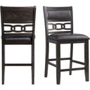 The appearance of Picket House Furnishings Taylor Counter Height Faux Leather Side Chair Set 2 In Walnut designed by Picket House in the transitional interior design. This walnut piece of furniture was selected by 1StopBedrooms from Taylor Collection to add a touch of cosiness and style into your home. Sku: DAH555PCSC. Material: Rubberwood.